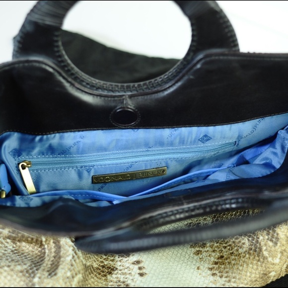 Donald J. Pliner Snakeskin Leather Handbag ๐ - Picture 4 of 10
